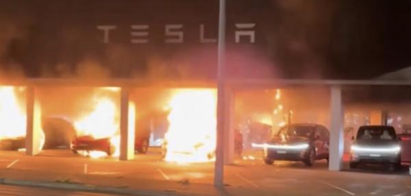 Tesla showroom in Sydney torched in&hellip;