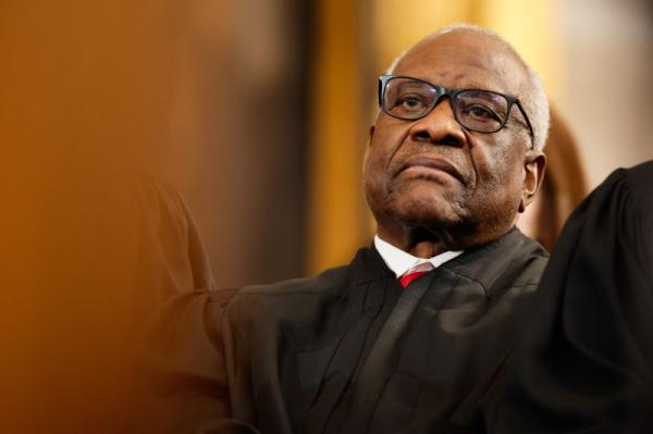 Clarence Thomas is in the hot seat for…