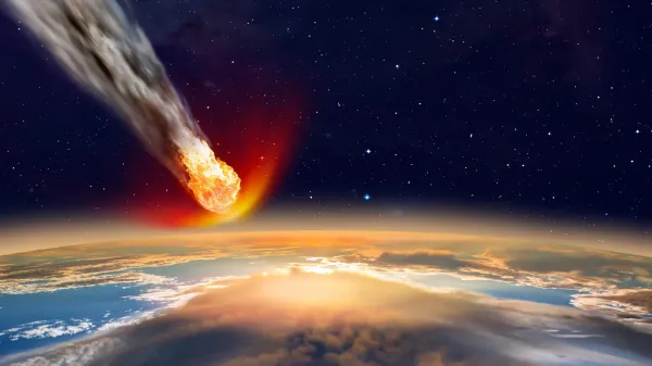 photo of Meteor impacts may have sparked life on Earth, scientists say image