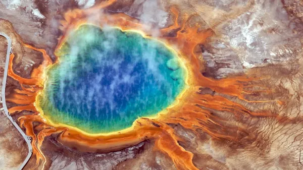 photo of Tiny Yellowstone quakes ignite a surge of hidden life underground image