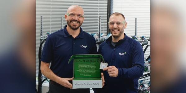photo of ION ships first commercial solid-state battery cell samples image
