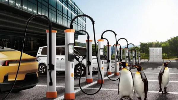 photo of Kempower’s 1.2 MW EV charger powers big trucks and cars at the same time image