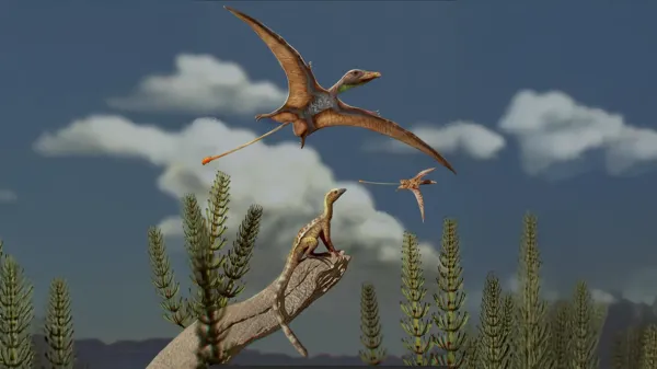 Fossil brain scans show pterosaurs…