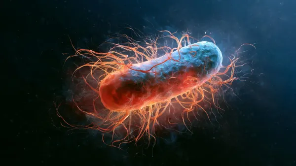 Scientists gave worms magnetic bacteria.…