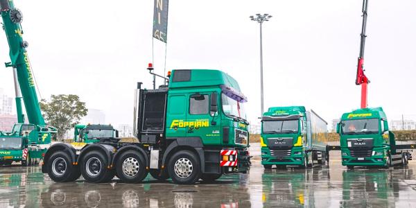 Big MAN arrives: Italian logistics firm…