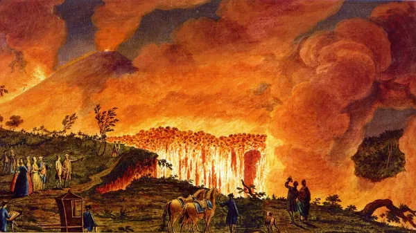 18th-century mechanical volcano roars to&hellip;