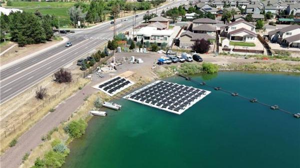 The first US floating solar tracker…