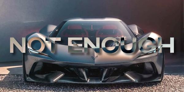 Not enough: Corvette concept falls 1,000…