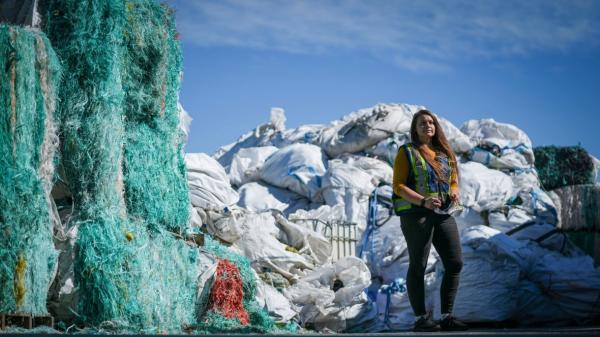 How plastic fishing gear waste is being…