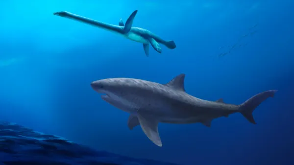 Fossils reveal a massive shark that…