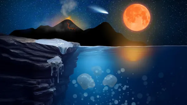 photo of Life may have started as sticky goo clinging to rocks image