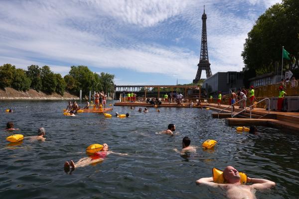 River Seine in Paris Reopens for Public Swimming for the First Time in 100 Years