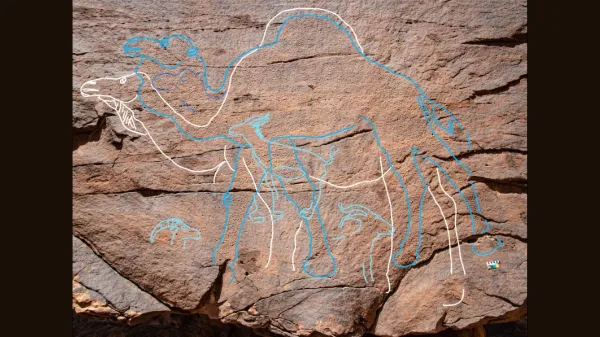 12,000-year-old rock art found in Arabia…