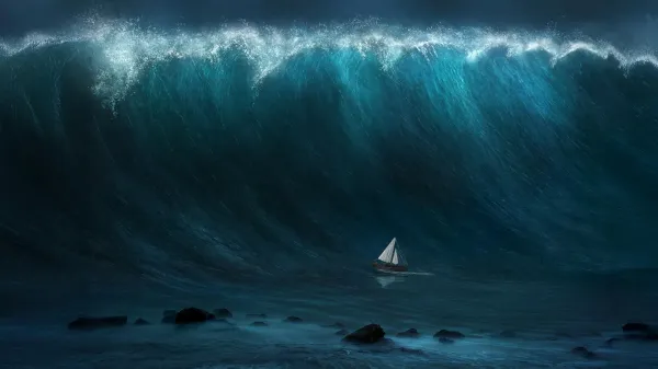 A NASA satellite caught a giant tsunami&hellip;