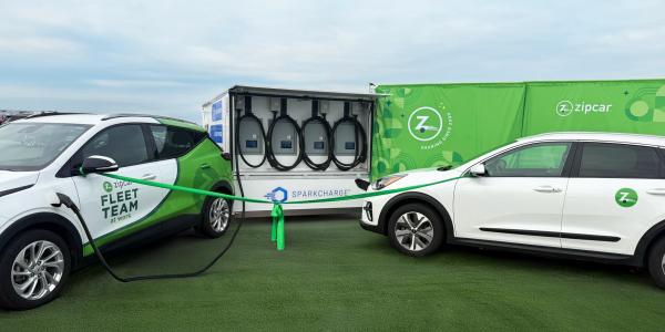 SparkCharge and Zipcar bring off‑grid…