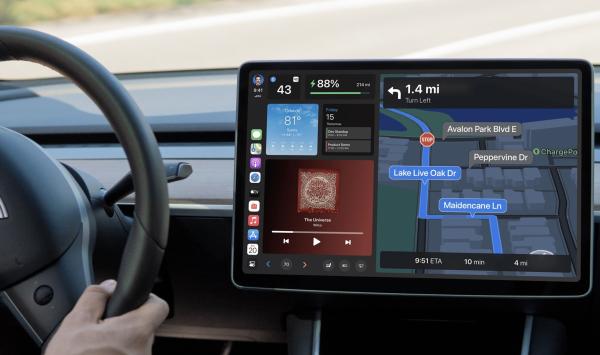 Tesla is working on Apple CarPlay…