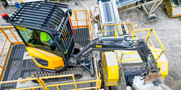 Volvo electric excavators get to work…